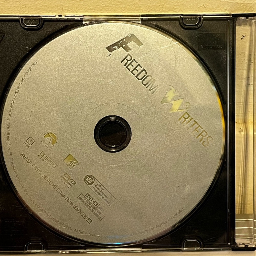 Freedom Writers DVD movie